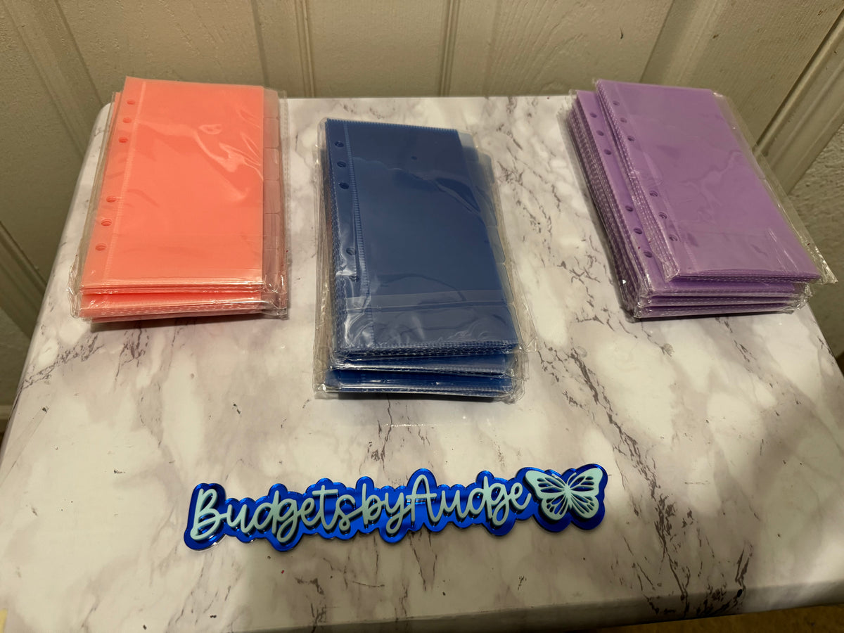 A6 Cash Envelopes tabs