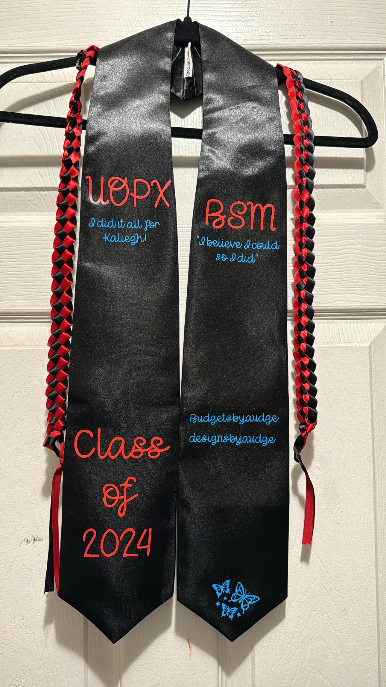 Custom Grad Stole