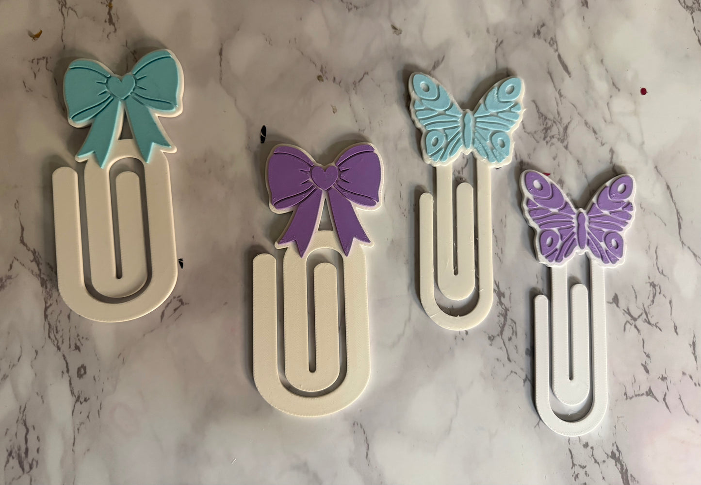 Bow and Butterfly Paper clips