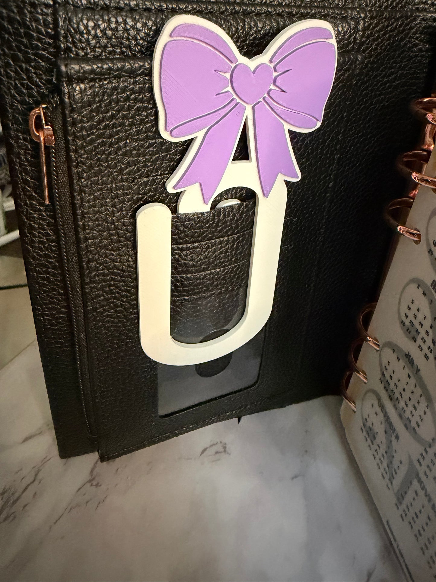 Bow and Butterfly Paper clips