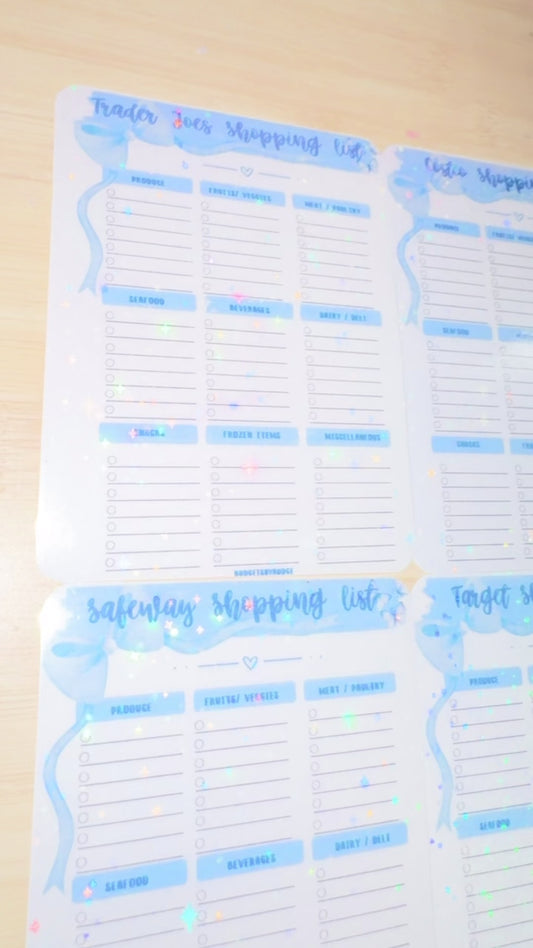 Shopping List